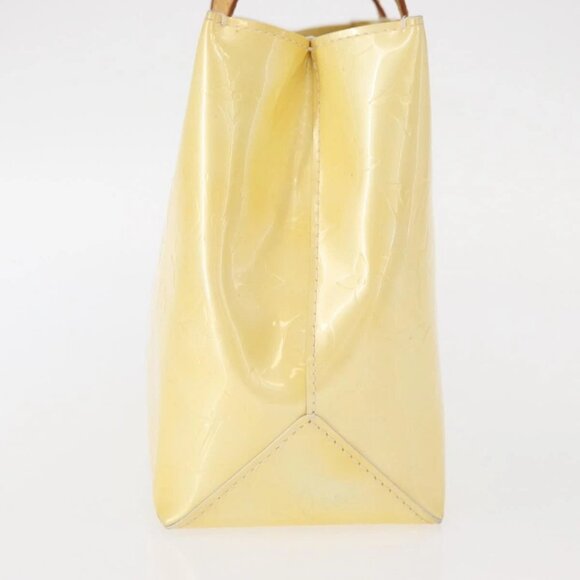 LOUIS VUITTON Monogram Vernis Reade PM Hand Bag Perle M91336 LV Auth ep12257 - Picture 4 of 16